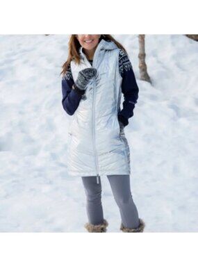 Skhoop OSA Down Vest, White Pearl, Size Small